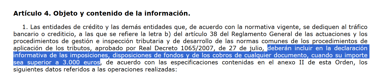 retirada da lei espanhola 3000 euros