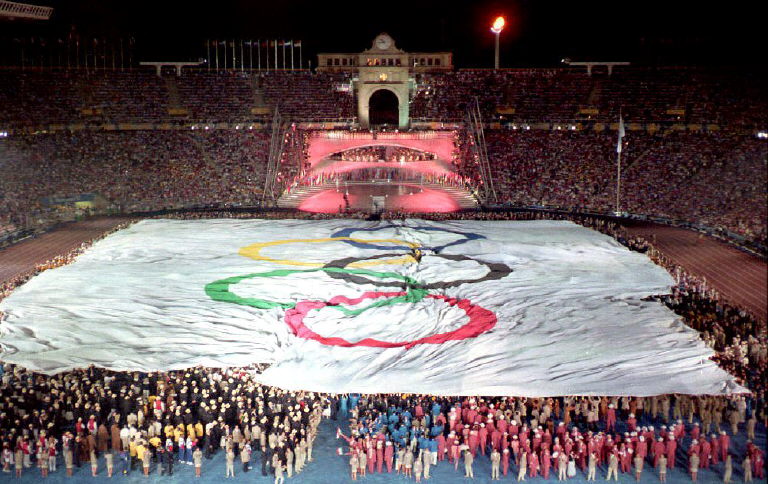 Opening ceremony Barcelona 92 Olympics