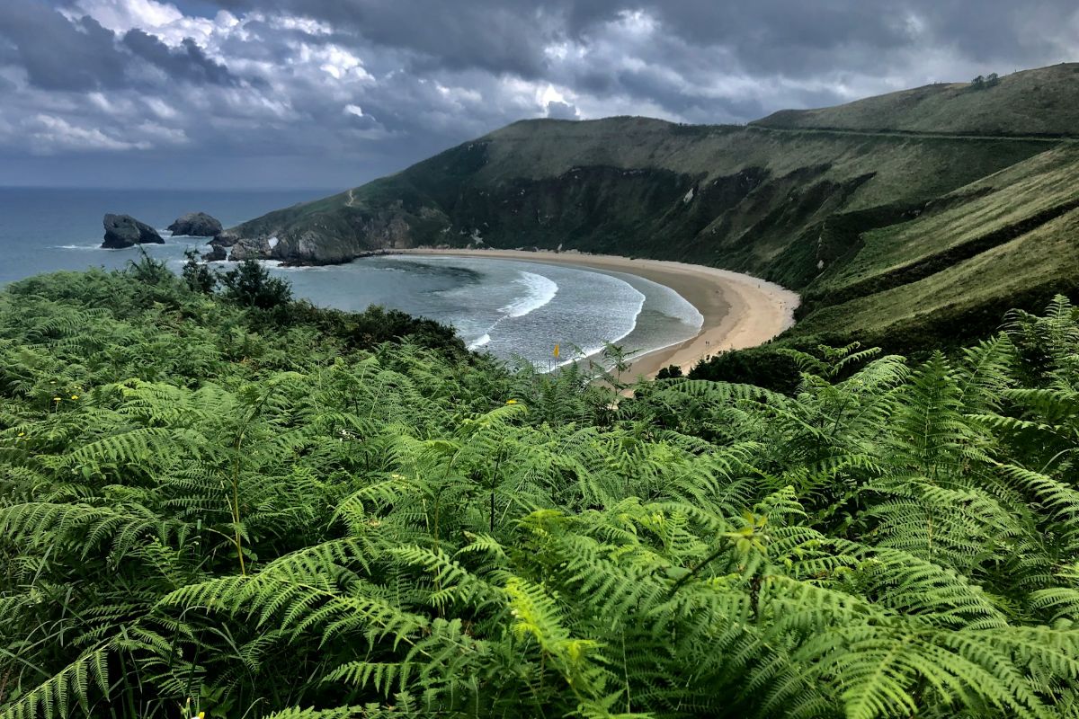 Spiaggia di Torimbia nelle Asturie