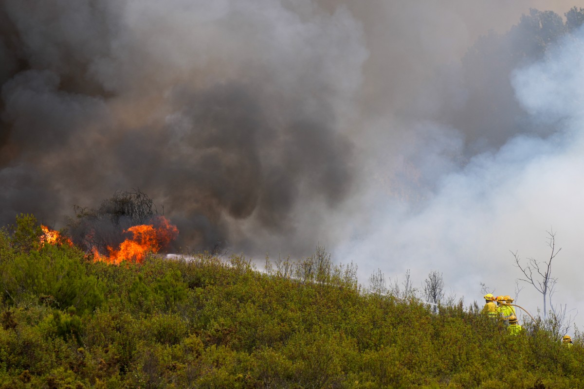 Incêndios florestais na Espanha.