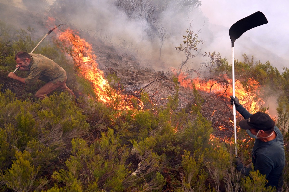 Wildfire in Spain