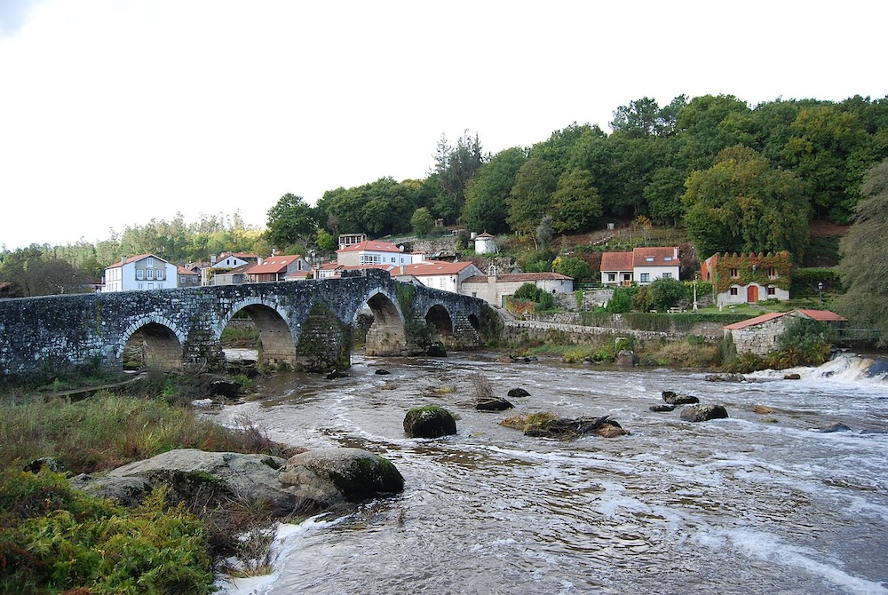 Ponte Maceira, Galicien.