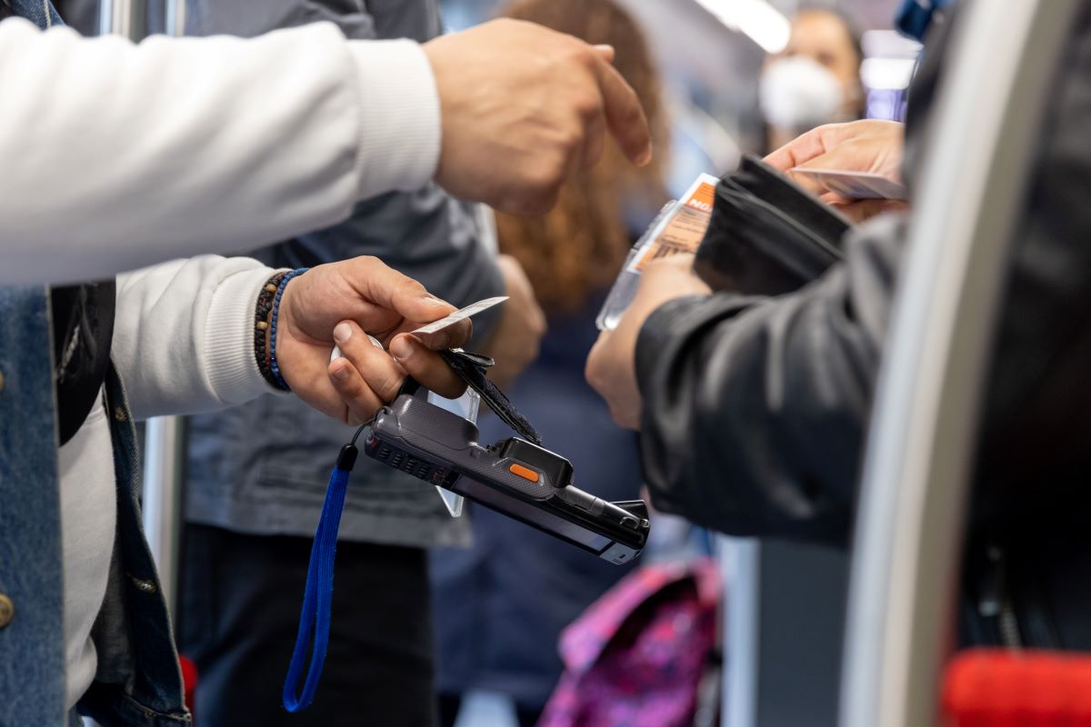 Ticket inspection on public transport