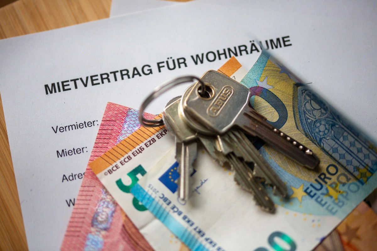 A rental contract in Germany.