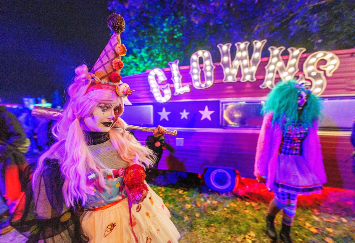 Horror clowns at Königstein Castle