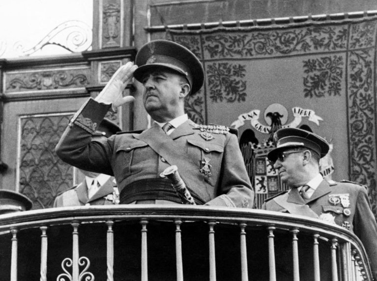 Der spanische Diktator Francisco Franco