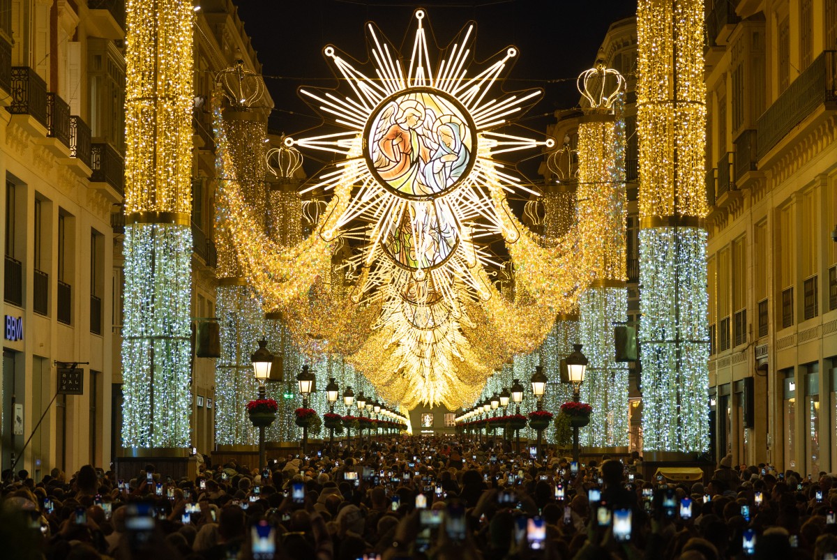 lights in Malaga. 