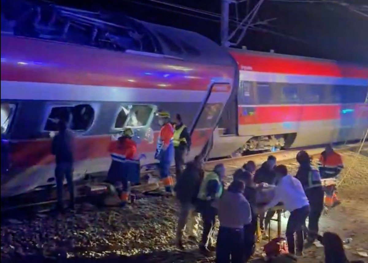 Train accident in Spain