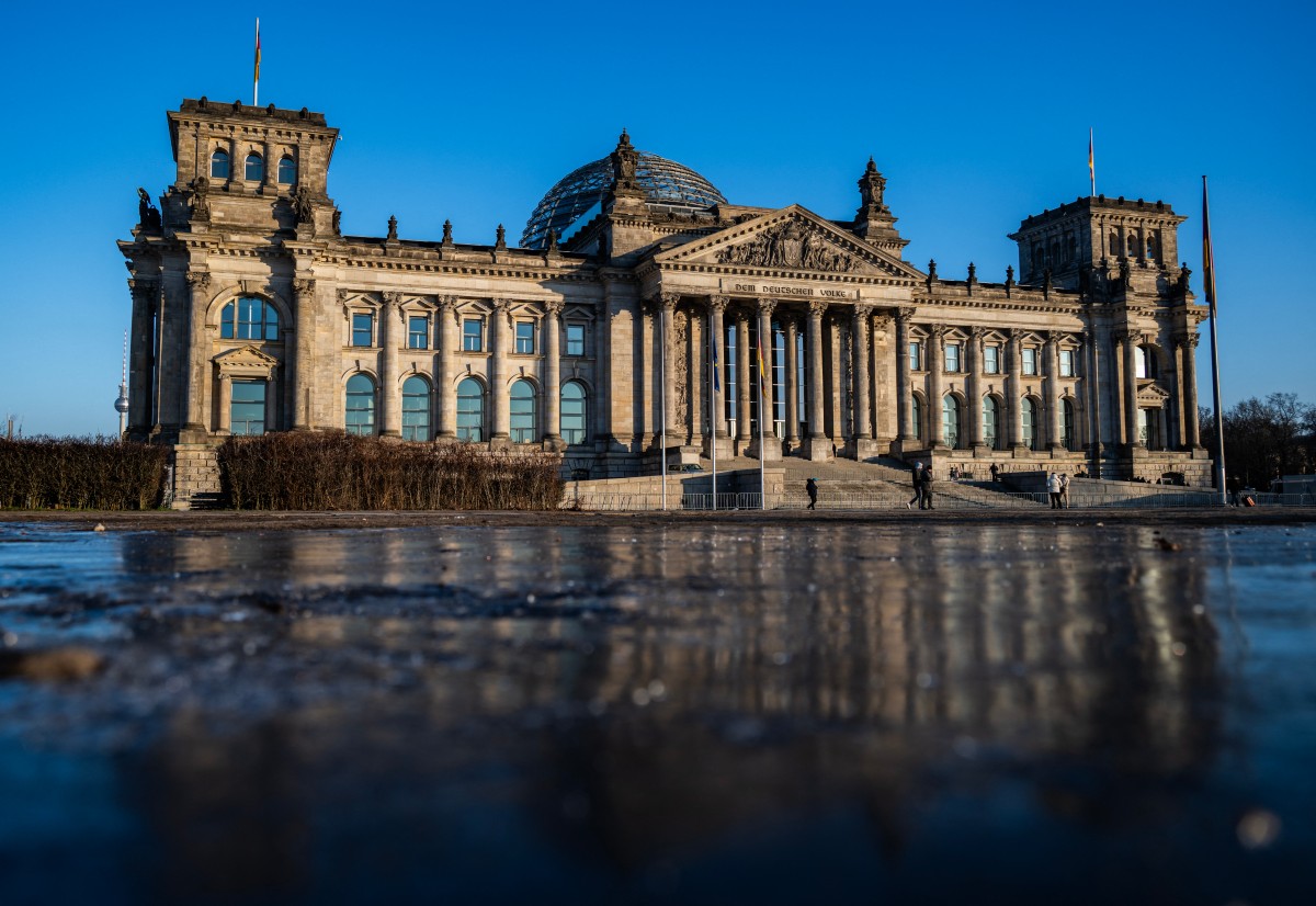 The German Reichstag building.