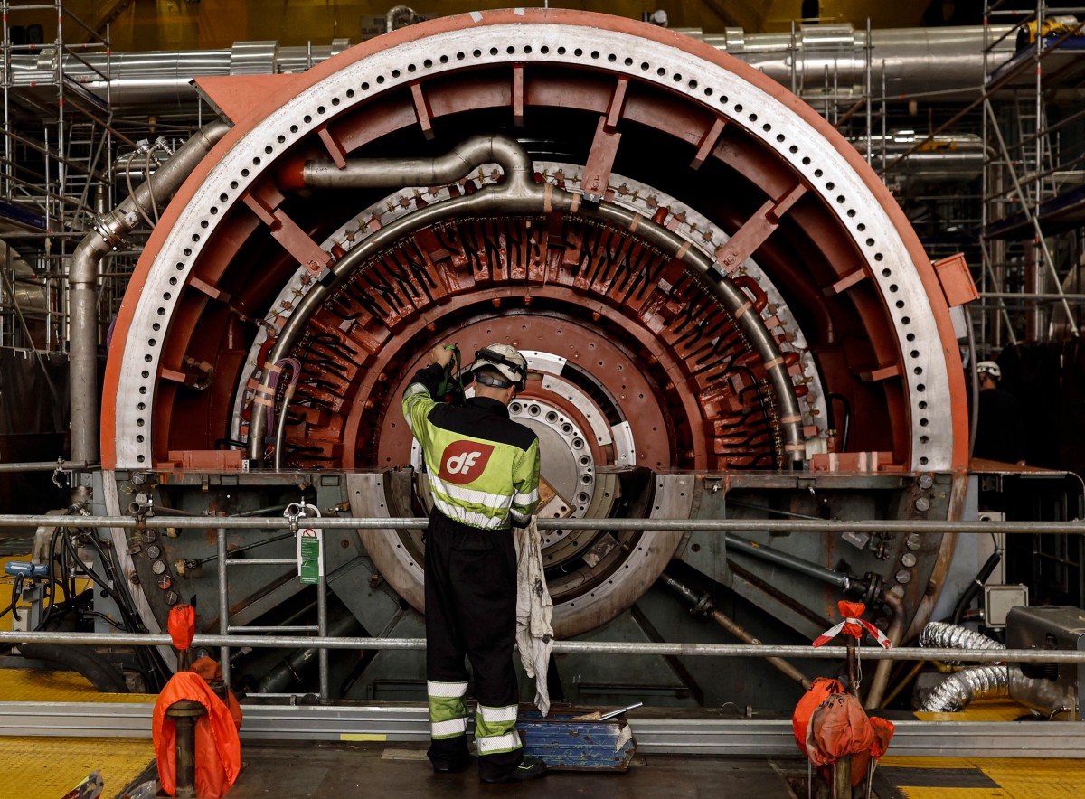 Almaraz nuclear power plant in Spain.