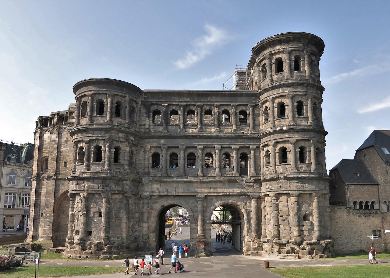 The Porta Roman city gate in Trier
