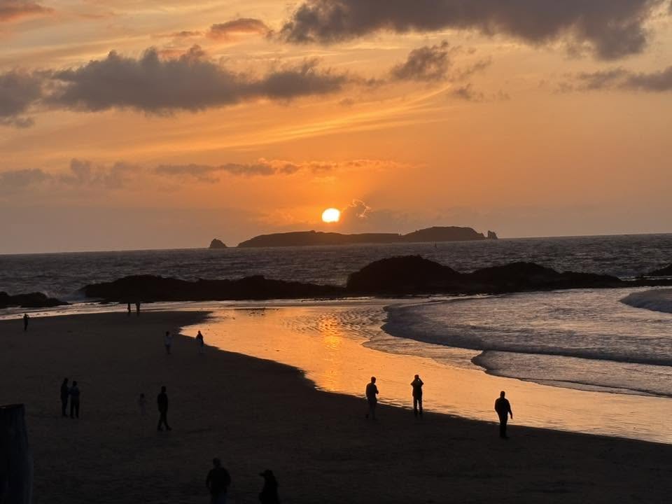 Sunset on Saint Malo. BY Katherine Watt