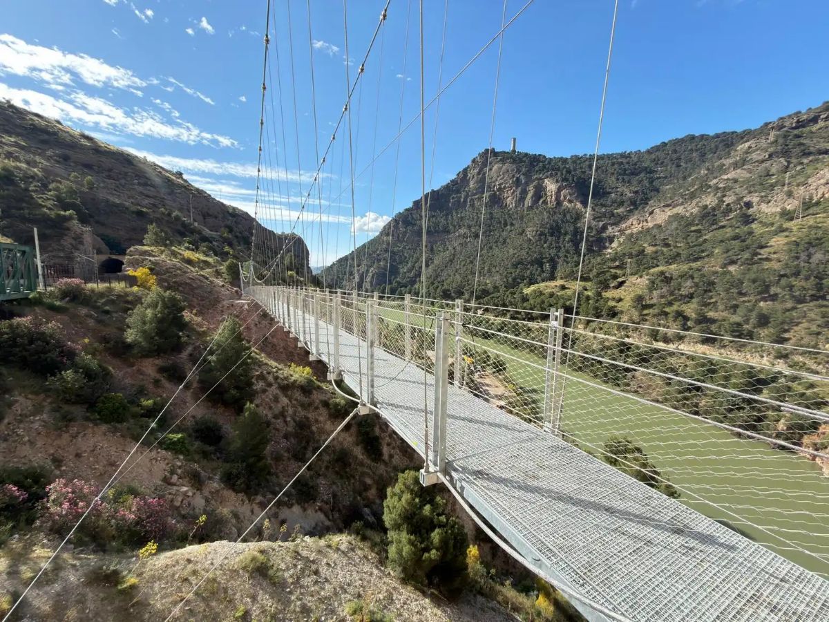 Caminito del Rey new suspension bridge 2