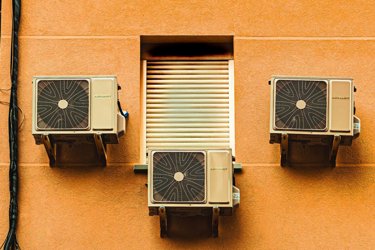 AC units on the side of a building