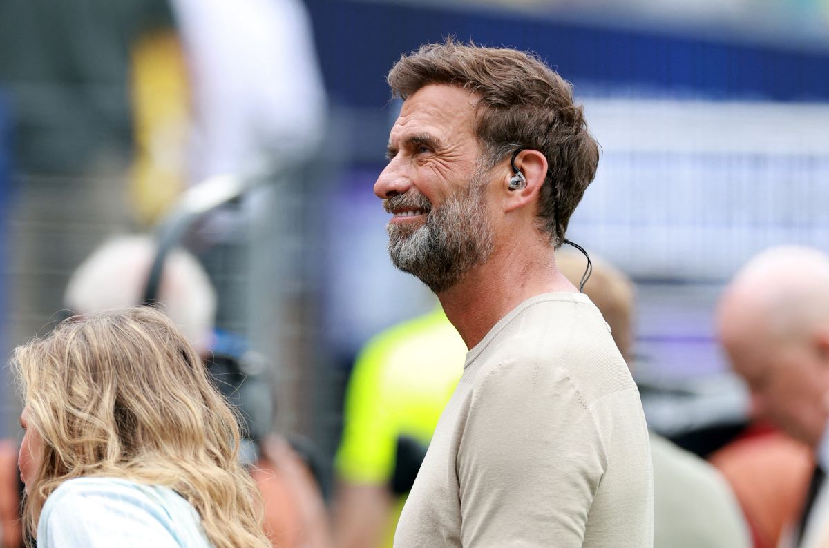 Jurgen Klopp is seen before the FIFA World Cup 2026 Round of 16 match between Brazil and Norway