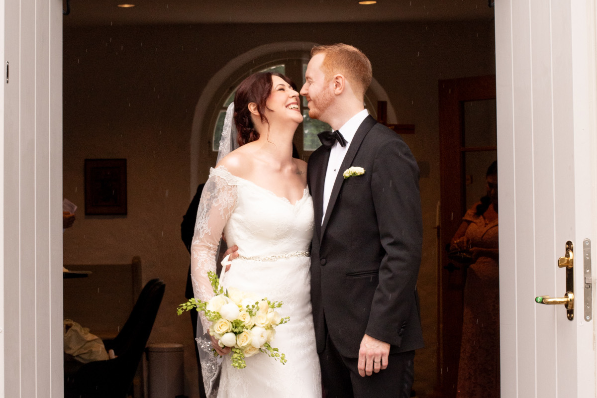 Brenda and Marcus Ramström on their wedding day.